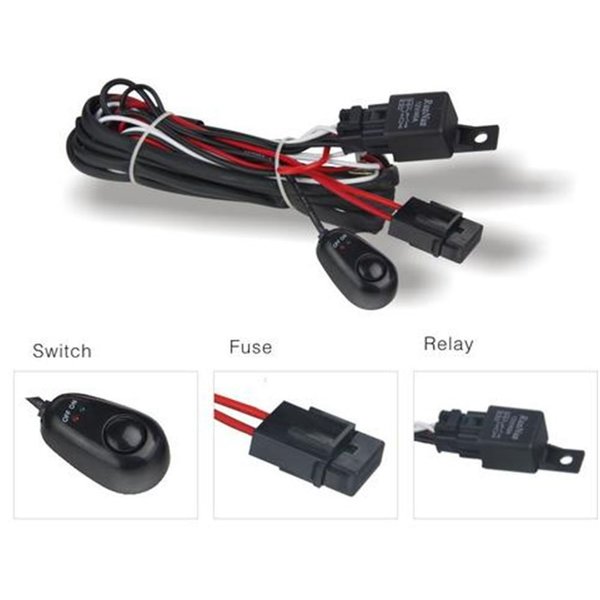 Dv8 Offroad WIRING HARNESS W/RELAY AND SWITCH WIRE HARNESS
